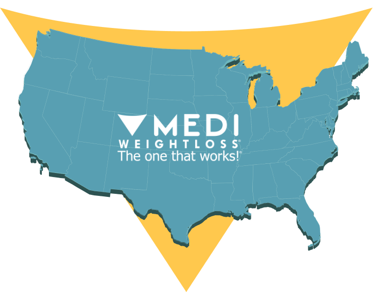 Medi Weightloss - US map